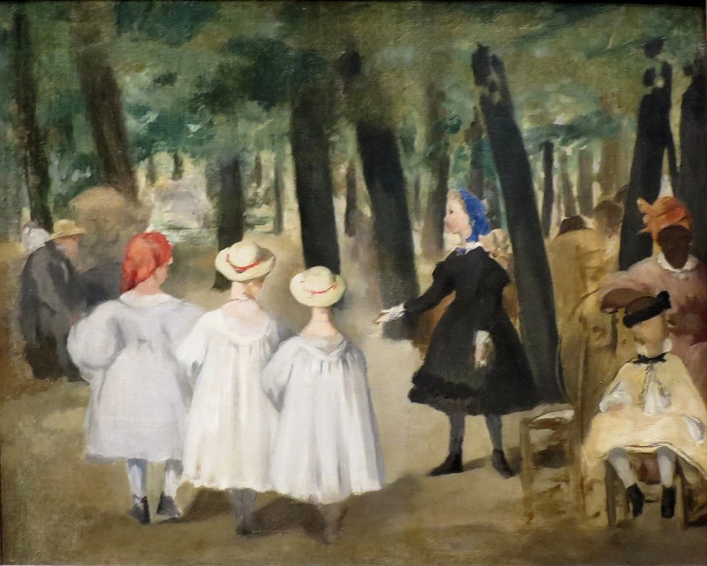  33-Édouard Manet, Bambini nel giardino delle Tuileries, c. 1861-2-Museum of Art, Rhode Island School of Design 